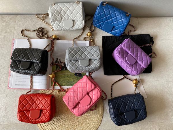 10a super original quality 17cm caviar sheepskin gold ball chain shoulder bag classic real leather women handbags ladies tote luxurys design
10a super original quality 17cm caviar sheepskin gold ball chain shoulder bag classic real leather women handbags ladies tote luxurys design