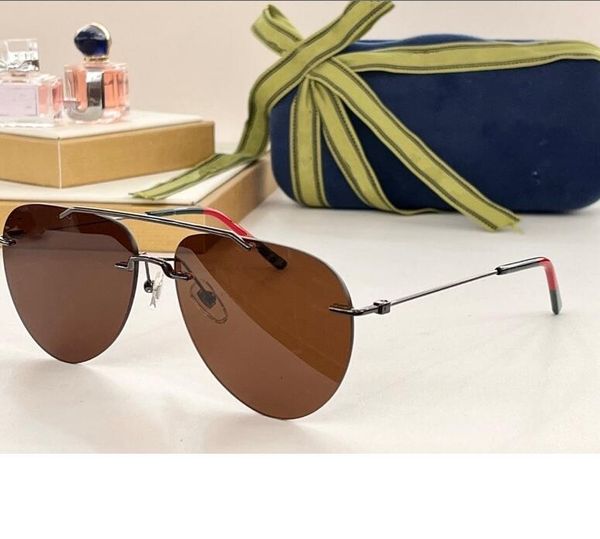 2023 sunglasses black thin metal frameless brown oval glasses available with box, White;black
2023 sunglasses black thin metal frameless brown oval glasses available with box, White;black