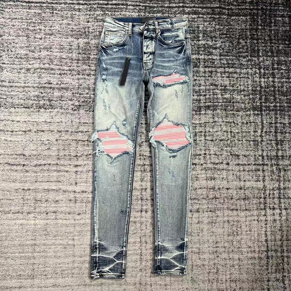 men's jeans designer mens purple denim trousers fashion pants high-end quality straight design retro streetwear casual sweatpants jogge, Blue
men's jeans designer mens purple denim trousers fashion pants high-end quality straight design retro streetwear casual sweatpants jogge, Blue