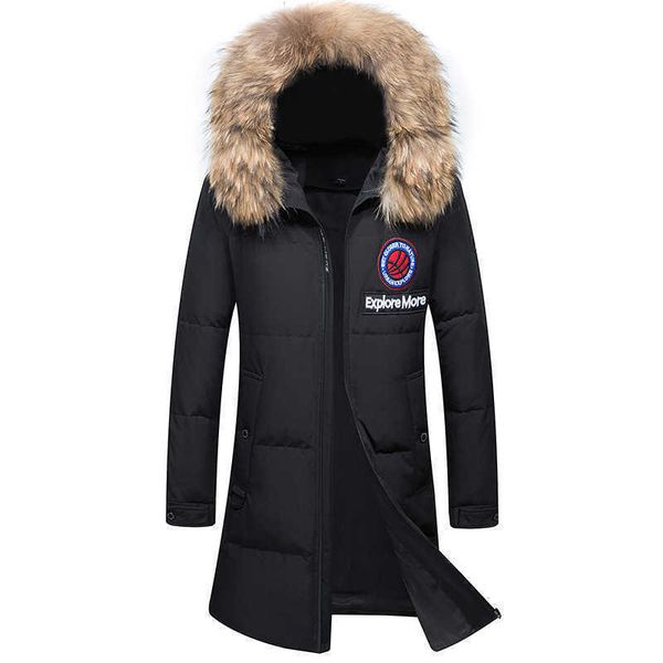 winter goose down jacket mens long parkas raccoon fur collar outdoor coat hooded outerwear luxury big sizes0hoj, Black
winter goose down jacket mens long parkas raccoon fur collar outdoor coat hooded outerwear luxury big sizes0hoj, Black