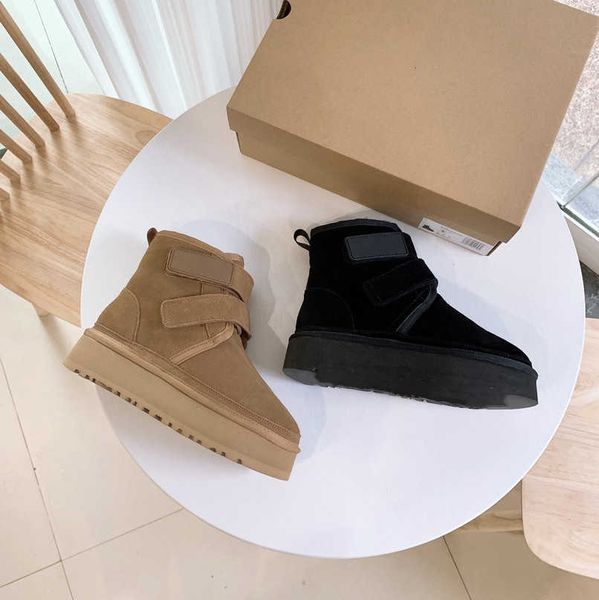 dropship girl's women's ugglies boot neumel platform strap wool ankle boots fur wool shearling suede sheepskin booties australia d, Black
dropship girl's women's ugglies boot neumel platform strap wool ankle boots fur wool shearling suede sheepskin booties australia d, Black
