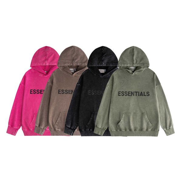 ess hoodie essentials classic stereo offset printing washable old 380g terry sweater for men and women, Black
ess hoodie essentials classic stereo offset printing washable old 380g terry sweater for men and women, Black