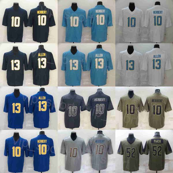 mans football 13 keenan allen jerseys 52 khalil mack 10 justin herbert stitched army green salute to service vapor untouchable breathable tu, Black;red
mans football 13 keenan allen jerseys 52 khalil mack 10 justin herbert stitched army green salute to service vapor untouchable breathable tu, Black;red