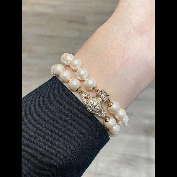 vivian bracelet empress dowager of the west saturn spring and summer graziella double layer pearl bracelet luxury grade for women, Black
vivian bracelet empress dowager of the west saturn spring and summer graziella double layer pearl bracelet luxury grade for women, Black