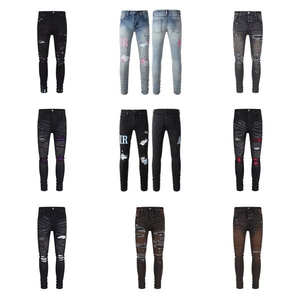 mens jeans distressed motorcycle biker jean rock skinny slim ripped hole letter brand hip hop denim pants29-40, Blue
mens jeans distressed motorcycle biker jean rock skinny slim ripped hole letter brand hip hop denim pants29-40, Blue