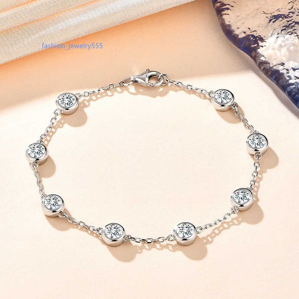 chain ins fashion gold plated s925 sterling silver moissanite bracelet for girls women nice gift, Black
chain ins fashion gold plated s925 sterling silver moissanite bracelet for girls women nice gift, Black