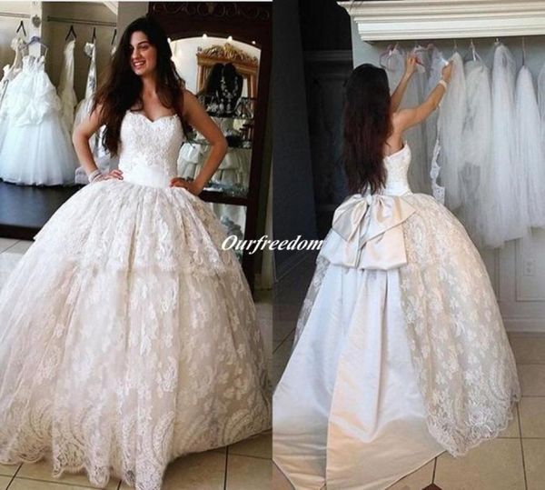 princess lace ball gown wedding dresses 2019 saudi arabic style sweetheart backless bridal gown custom made vestido de noiva with 5473183, White
princess lace ball gown wedding dresses 2019 saudi arabic style sweetheart backless bridal gown custom made vestido de noiva with 5473183, White