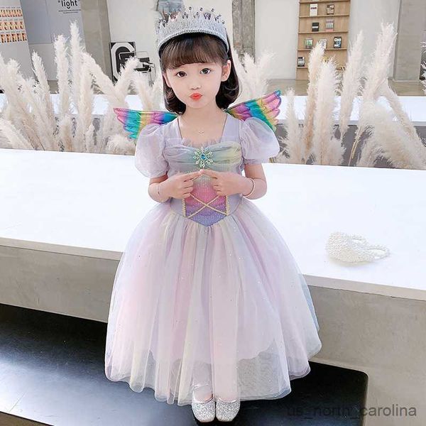girl's dresses girls' summer princess dress children's summer dress version foreigner winged mid length sheer dress r230816, Red;yellow
girl's dresses girls' summer princess dress children's summer dress version foreigner winged mid length sheer dress r230816, Red;yellow