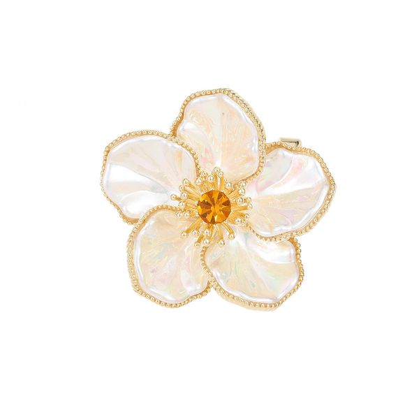 luxury designer shell large flower brooch for women french style cz diamond gold floral brooches pin for wedding corsage jewelry brooch pins, Gray
luxury designer shell large flower brooch for women french style cz diamond gold floral brooches pin for wedding corsage jewelry brooch pins, Gray