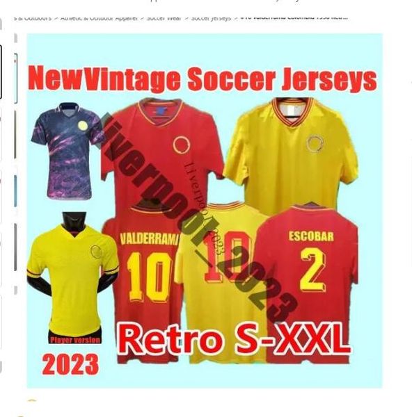 #10 valderrama colombia 1990 retro soccer jerseys away home yellow red classic commemorate antique collection vintage football shirts escoba, Black;yellow
#10 valderrama colombia 1990 retro soccer jerseys away home yellow red classic commemorate antique collection vintage football shirts escoba, Black;yellow