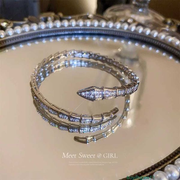 x252 bracelet bangle sweet cool zircon snake shaped with female minority design silver bone opening fashion, Black
x252 bracelet bangle sweet cool zircon snake shaped with female minority design silver bone opening fashion, Black