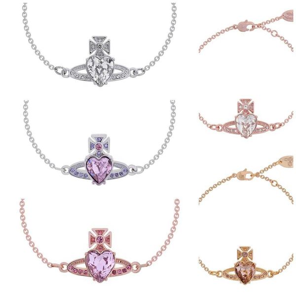 vivian bracelet western empress dowager saturn multicolor love bracelet and bracelet ariella peach heart high order zircon new style, Black
vivian bracelet western empress dowager saturn multicolor love bracelet and bracelet ariella peach heart high order zircon new style, Black