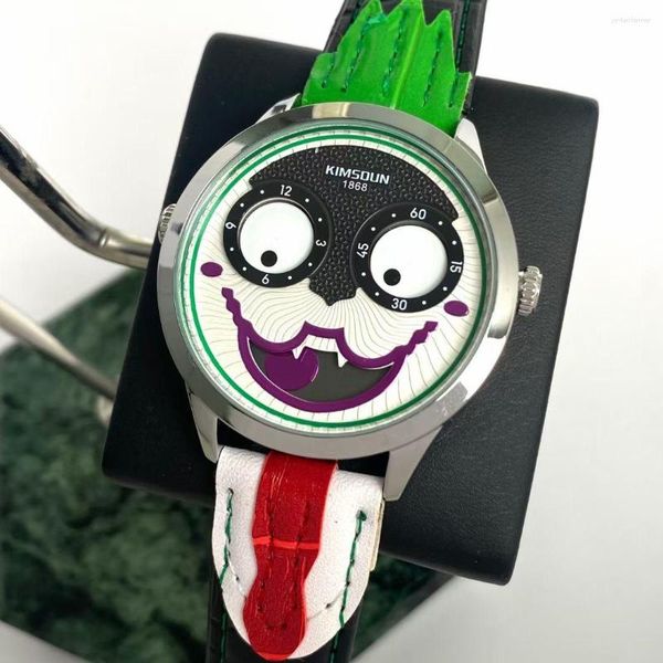wristwatches fashion russia joker street hip-hop quartz watch genuine leather strap waterproof clock men's fun party versatile wristwat, Slivery;brown
wristwatches fashion russia joker street hip-hop quartz watch genuine leather strap waterproof clock men's fun party versatile wristwat, Slivery;brown