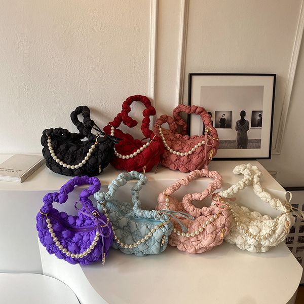 teenagers bubble clouds handbags fashion children pearl chain quilted messenger bag big girls one shoulder dumplings bags s0367v, Black
teenagers bubble clouds handbags fashion children pearl chain quilted messenger bag big girls one shoulder dumplings bags s0367v, Black