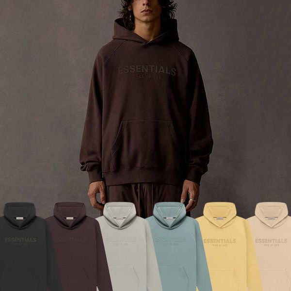 ess hoodie fog essentials double thread silicone letter printing high street new men's and women's loose waffle hoodie, Black
ess hoodie fog essentials double thread silicone letter printing high street new men's and women's loose waffle hoodie, Black