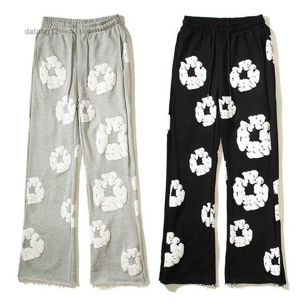 tears puff men's autumn and winter pants readymade foam flower co branded denim printed distressed pullover cap embroidery white kapok, Black
tears puff men's autumn and winter pants readymade foam flower co branded denim printed distressed pullover cap embroidery white kapok, Black