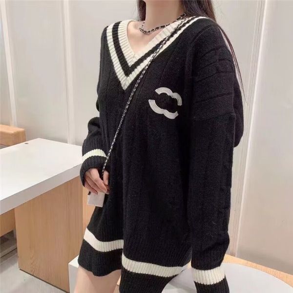 Women' Knits Tees Sweaters Loose Casual for Women Pullover Long Sleeve V-neck Sweater Fashion Autumn Winter Designer Apparel S6ZC, Pink
Women' Knits Tees Sweaters Loose Casual for Women Pullover Long Sleeve V-neck Sweater Fashion Autumn Winter Designer Apparel S6ZC, Pink