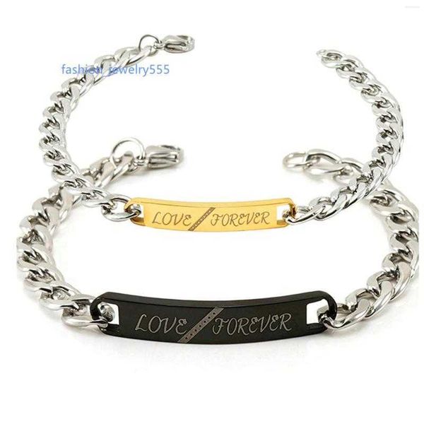 charm bracelets charm bracelets style titanium steel english letter couple bracelet fashionable stainless for lovers, Golden;silver
charm bracelets charm bracelets style titanium steel english letter couple bracelet fashionable stainless for lovers, Golden;silver