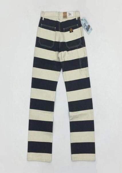 16oz bob dong prison pants multipockets motorcycle black white striped trousers men039s5711017
16oz bob dong prison pants multipockets motorcycle black white striped trousers men039s5711017