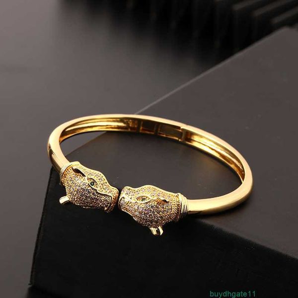 xvi7 bracelet bangle new trend fashion leopard open women's real gold plated copper micro inlaid zircon, Black
xvi7 bracelet bangle new trend fashion leopard open women's real gold plated copper micro inlaid zircon, Black
