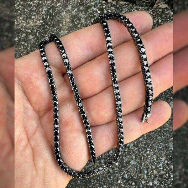 hailer jewelry mens women 3mm gemstone link 16 to 28 inch gra s sterling sier black moissanite tennis chain necklace, Silver
hailer jewelry mens women 3mm gemstone link 16 to 28 inch gra s sterling sier black moissanite tennis chain necklace, Silver
