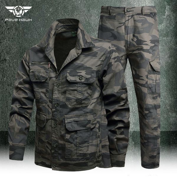 mens tracksuits summer camouflage suit thin hunting shirts jacket and cargo trousers tactical military cotton breathable multipocket 230815, Gray
mens tracksuits summer camouflage suit thin hunting shirts jacket and cargo trousers tactical military cotton breathable multipocket 230815, Gray