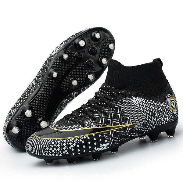 new arrival kids football boots tf ag high soccer shoes youth girls boys training shoes black white color for children
new arrival kids football boots tf ag high soccer shoes youth girls boys training shoes black white color for children