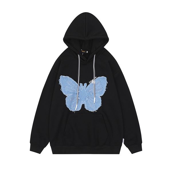 harajuku hoodie men hip hop embroidery denim butterfly patch hooded sweatshirt y2k fashion 2023 loose pullover hoodies, Black
harajuku hoodie men hip hop embroidery denim butterfly patch hooded sweatshirt y2k fashion 2023 loose pullover hoodies, Black