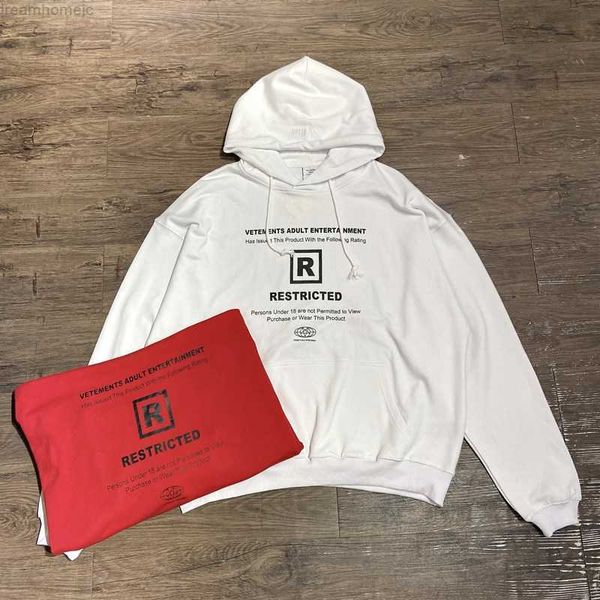 new vintage vetements men hoodie red cloth label vetements women sweatshirts pullover couple patch clothing, Black
new vintage vetements men hoodie red cloth label vetements women sweatshirts pullover couple patch clothing, Black