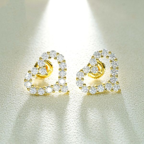 charm moissanite earrings for women 925 sterling silver fashion wedding heart diamond earrings jewelry gift, Golden;silver
charm moissanite earrings for women 925 sterling silver fashion wedding heart diamond earrings jewelry gift, Golden;silver
