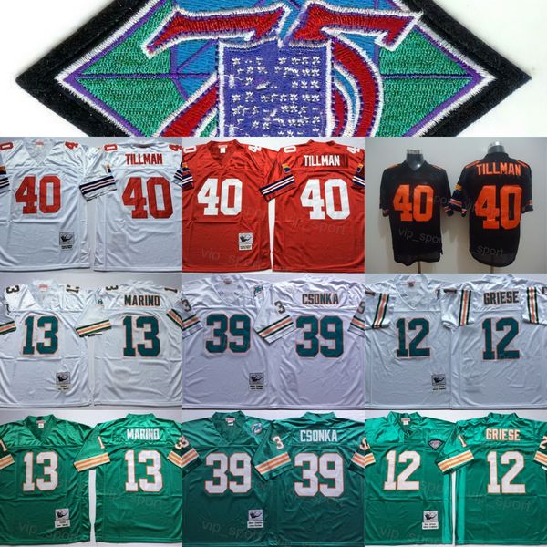 vintage 1994 foobtall 39 larry csonka jersey 12 bob griese 13 dan marino 40 pat tillman retro uniform green white red black stitched 75th an, Black;red
vintage 1994 foobtall 39 larry csonka jersey 12 bob griese 13 dan marino 40 pat tillman retro uniform green white red black stitched 75th an, Black;red