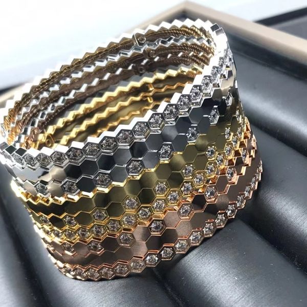 charm bracelets 925 sterling silver 17cm wave honeycomb aaa zricon rose gold color bracelet for women fashion jewelry dj2115 230815, Golden;silver
charm bracelets 925 sterling silver 17cm wave honeycomb aaa zricon rose gold color bracelet for women fashion jewelry dj2115 230815, Golden;silver