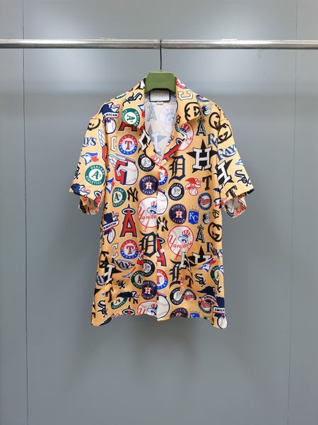 2023 fall collection mens designer luxury beautiful letter printing shirts ~ us size shirts ~ mens designer button short sleeve shirts, White;black
2023 fall collection mens designer luxury beautiful letter printing shirts ~ us size shirts ~ mens designer button short sleeve shirts, White;black