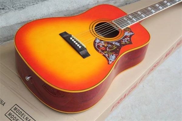 solid spruce 41 inch hummingbird acoustic electric guitar cherry red with pickup rosewood fingerboard mahogany neck
solid spruce 41 inch hummingbird acoustic electric guitar cherry red with pickup rosewood fingerboard mahogany neck