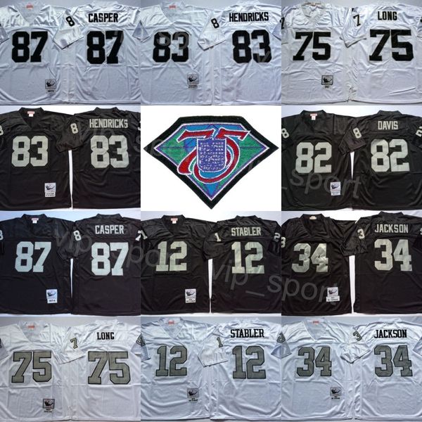 retro 1974 1976 1987 football 34 bo jackson jersey 75 howie long 82 ai davis 83 ted hendricks 87 dave casper 12 ken stabler man vintage blac, Black;red
retro 1974 1976 1987 football 34 bo jackson jersey 75 howie long 82 ai davis 83 ted hendricks 87 dave casper 12 ken stabler man vintage blac, Black;red