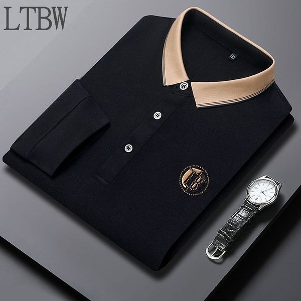 mens polos spring and autumn long sleeve polo shirt fashion stripe neck pure cotton daily 230815, White;black
mens polos spring and autumn long sleeve polo shirt fashion stripe neck pure cotton daily 230815, White;black