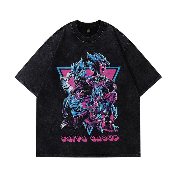 saiya anime vintage washed streetwer oversized hip-pop cartoon men shirts summer fashion causal t-shirts, White;black
saiya anime vintage washed streetwer oversized hip-pop cartoon men shirts summer fashion causal t-shirts, White;black