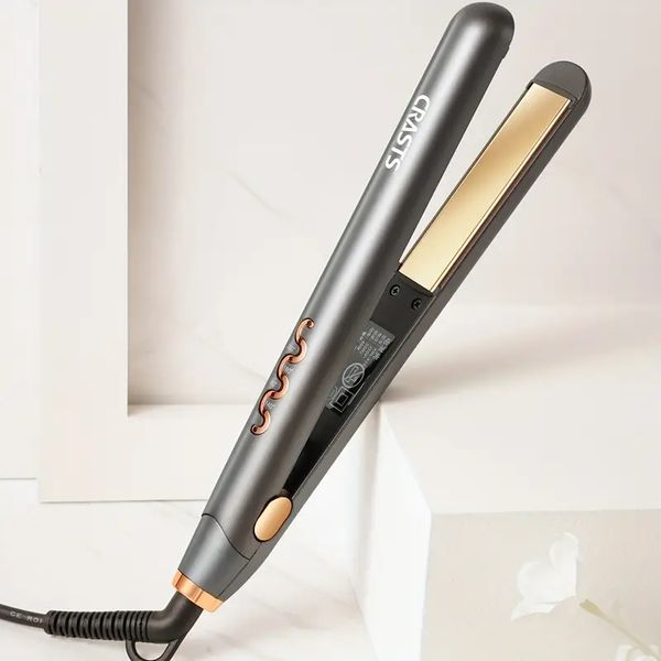 professional ceramic hair straightener and curler - 2-in-1 tool for all hairstyles - smooths and straightens hair with ease, Black
professional ceramic hair straightener and curler - 2-in-1 tool for all hairstyles - smooths and straightens hair with ease, Black