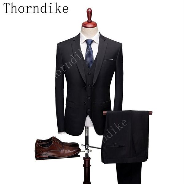 men's suits & blazers thorndike 2021 men business suit slim fit classic black male luxury 2 button 3 piecessuit jacket pants248a, White;black
men's suits & blazers thorndike 2021 men business suit slim fit classic black male luxury 2 button 3 piecessuit jacket pants248a, White;black