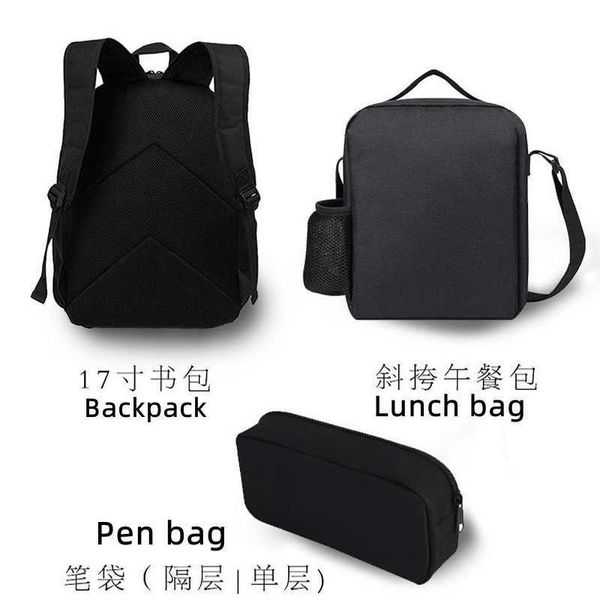 3 piece set shark backpack designer large capacity schoolbag with pen bag and lunch bag fashion chest pack young people classic travel bag h
3 piece set shark backpack designer large capacity schoolbag with pen bag and lunch bag fashion chest pack young people classic travel bag h