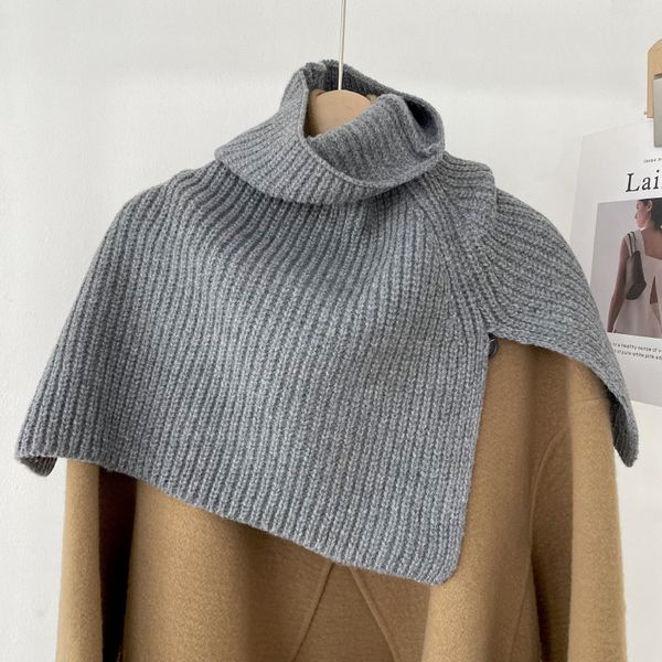 scarves korean knitted shawl high collar pullover false collar coat bib warm scarf neck protector sleeve thickened clothes accessories 23081, Blue;gray
scarves korean knitted shawl high collar pullover false collar coat bib warm scarf neck protector sleeve thickened clothes accessories 23081, Blue;gray