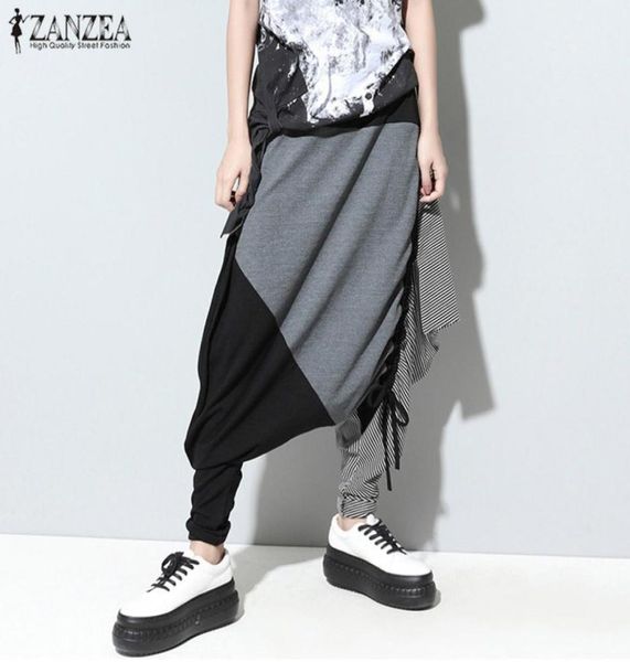 znazea pants plus size 2022 stylish women casual loose wide leg dropcrotch patchwork harem long trousers strappy pantalon femme1203603382, Black;white
znazea pants plus size 2022 stylish women casual loose wide leg dropcrotch patchwork harem long trousers strappy pantalon femme1203603382, Black;white