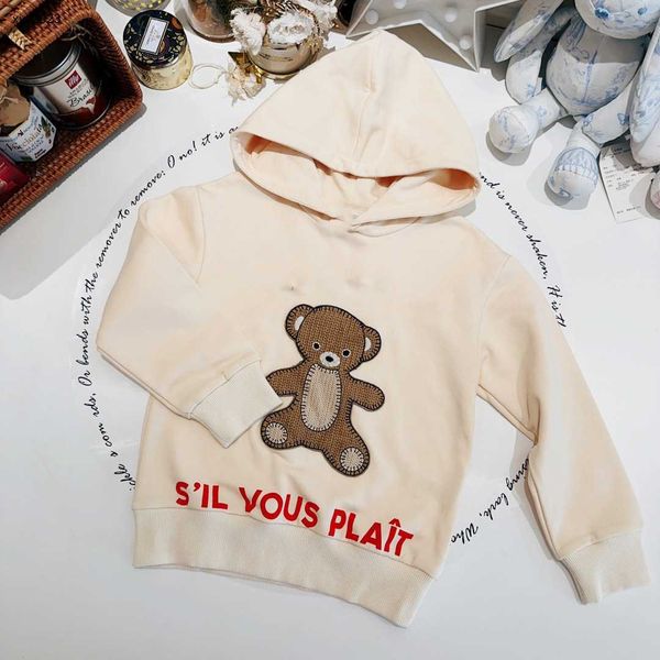 23ss designer baby clothes kids hoodies knitted doll bear decoration boys sweater size 90-160 cm long sleeved girl sweatshirts july19, Black
23ss designer baby clothes kids hoodies knitted doll bear decoration boys sweater size 90-160 cm long sleeved girl sweatshirts july19, Black