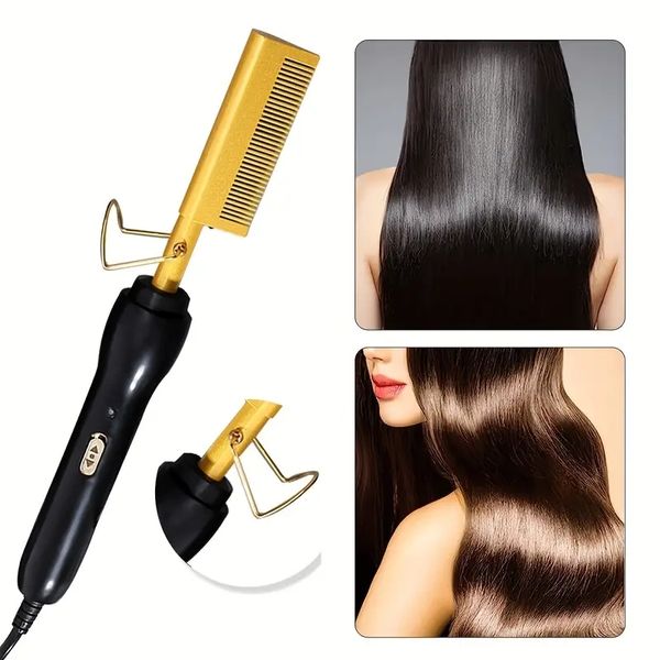 multi-functional 2-in-1 hair straightener and curler - portable and travel-friendly for all hair types, Black
multi-functional 2-in-1 hair straightener and curler - portable and travel-friendly for all hair types, Black