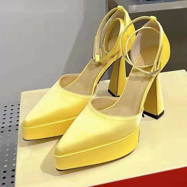 dress shoes spring summer platform super high heels women satin pointy toe ankles buckle strap runway woman pumps, Black
dress shoes spring summer platform super high heels women satin pointy toe ankles buckle strap runway woman pumps, Black