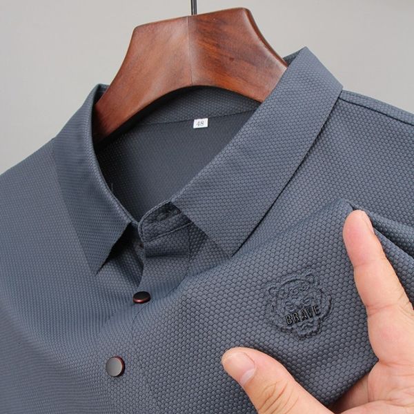mens polos luxurious highquality ice silk cool feeling shortsleeved polo shirt lapel tshirt summer fashion print casual 230815, White;black
mens polos luxurious highquality ice silk cool feeling shortsleeved polo shirt lapel tshirt summer fashion print casual 230815, White;black