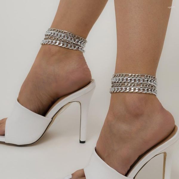 fashion design sense set anklet 4-piece set retro bohemian cuban thick chain female punk thick link ankle bracelet beach accessories, Red;blue
fashion design sense set anklet 4-piece set retro bohemian cuban thick chain female punk thick link ankle bracelet beach accessories, Red;blue
