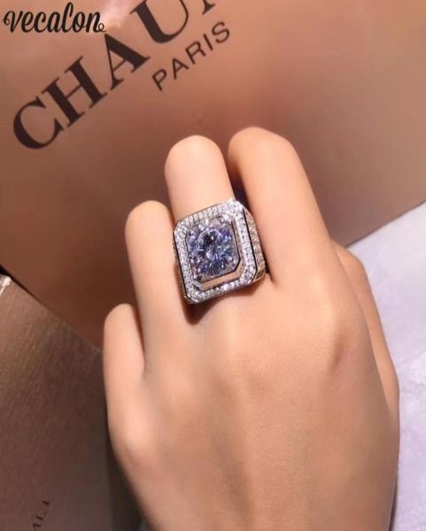 vecalon luxury male solitaire ring 3ct diamond 925 sterling silver engagement wedding band rings for men big finger jewelry8179083, Slivery;golden 
vecalon luxury male solitaire ring 3ct diamond 925 sterling silver engagement wedding band rings for men big finger jewelry8179083, Slivery;golden