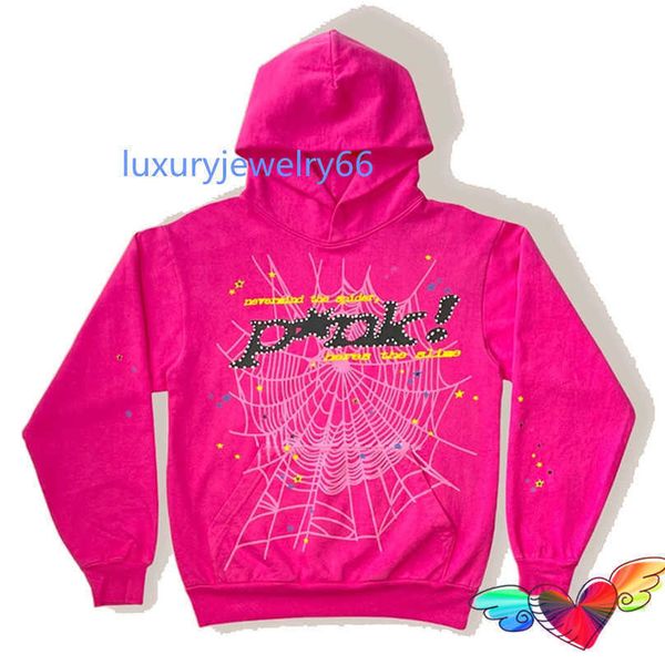 men's hoodies fashion sp5der 555555 sweatshirts designer young bandit pink hoodie men women 1 foam printing spider web graphic sweaters, Black
men's hoodies fashion sp5der 555555 sweatshirts designer young bandit pink hoodie men women 1 foam printing spider web graphic sweaters, Black