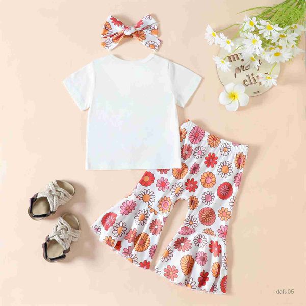 clothing sets baby kid girls clothing sets infant baby letter t-shirt floral flare pants headband summer children r230816, White
clothing sets baby kid girls clothing sets infant baby letter t-shirt floral flare pants headband summer children r230816, White